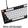 imageKeychron C1 Hotswappable Wired Mechanical Keyboard with Gateron G Pro Red SwitchDoubleShot ABS KeycapsWhite BacklightUSB TypeC Cable Tenkeyless 87 Keys Computer Keyboard for Mac Windows PCHotswap Gateron G Pro Red Switch