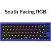 imageKeychron Q2 Custom Mechanical Keyboard Full Aluminum Wired Barebone Version QMKVIA Programmable Macro Compatible with Mac Windows Linux HotSwappable 65 Layout DoubleGasket DIY Kit  BlueBlue
