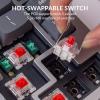 imageKeychron Q2 Wired Custom Mechanical Keyboard Knob Version 65 Layout QMKVIA Programmable Macro with Hotswappable Gateron G Pro Brown Switch Double Gasket Compatible with Mac Windows Linux GreyHotswap Gateron G Pro Red Switch