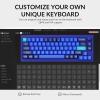imageKeychron Q2 Wired Custom Mechanical Keyboard Knob Version 65 Layout QMKVIA Programmable Macro with Hotswappable Gateron G Pro Red Switch Double Gasket Compatible with Mac Windows Linux BlueHotswap Gateron G Pro Brown Switch
