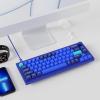 imageKeychron Q2 Wired Custom Mechanical Keyboard Knob Version 65 Layout QMKVIA Programmable Macro with Hotswappable Gateron G Pro Red Switch Double Gasket Compatible with Mac Windows Linux BlueHotswap Gateron G Pro Brown Switch