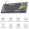 imageKeychron Q2 Wired Custom Mechanical Keyboard QMKVIA Programmable Macro Full Aluminum HotSwappable Gateron G Pro Red Switch 65 Layout Double Gasket Compatible with Mac and Windows  BlueGateron G Pro Red SwitchGrey