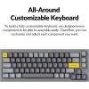 imageKeychron Q2 Wired Custom Mechanical Keyboard QMKVIA Programmable Macro Full Aluminum HotSwappable Gateron G Pro Red Switch 65 Layout Double Gasket Compatible with Mac and Windows  BlueGateron G Pro Blue SwitchGrey