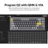imageKeychron Q2 Wired Custom Mechanical Keyboard QMKVIA Programmable Macro Full Aluminum HotSwappable Gateron G Pro Red Switch 65 Layout Double Gasket Compatible with Mac and Windows  BlueGateron G Pro Blue SwitchGrey