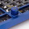 imageKeychron Q3 Barebone Kit ISO EU Knob Version QMKVIA Wired Custom Mechanical Keyboard Full Aluminum Hotswappable Tenkeyless Layout DoubleGasket DIY Programmable Macro for Mac Windows Linux  BlueBlue