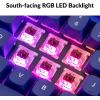 imageKeychron Q3 RGB Tenkeyless Layout 87Key QMKVIA Programmable Macro Hotswappable Wired Custom Mechanical Keyboard with Gateron G Pro Red Switch Double Gasket Compatible with Mac Windows LinuxBlueBlueBlue Switch