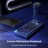 imageKeychron Q3 RGB Tenkeyless Layout 87Key QMKVIA Programmable Macro Hotswappable Wired Custom Mechanical Keyboard with Gateron G Pro Red Switch Double Gasket Compatible with Mac Windows LinuxBlueHotswap RGB Gateron G Pro Red Switch