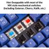 imageKeychron Q3 RGB Tenkeyless Layout 87Key QMKVIA Programmable Macro Hotswappable Wired Custom Mechanical Keyboard with Gateron G Pro Red Switch Double Gasket Compatible with Mac Windows LinuxBlueBlueRed Switch