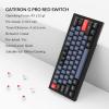 imageKeychron Q4 Wired Custom Mechanical Keyboard 60 Layout QMKVIA Programmable Macro with Hotswappable Gateron G Pro Blue Switch Double Gasket Compatible with Mac Windows Linux BlackHotswap Gateron G Pro Red Switch