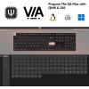 imageKeychron Q6 Max QMKVIA Bluetooth Wireless 24 GHzUSBC Wired Custom Mechanical Keyboard Full Size Programmable Knob RGB Backlit HotSwappable Gateron Red Switch for Mac Windows Linux  WhiteHotswap Red Switch
