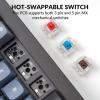 imageKeychron Q7 Wired Custom Mechanical Keyboard 70 Layout QMKVIA Programmable Macro with Hotswappable Gateron G Pro Blue Switch Double Gasket Compatible with Mac Windows Linux Black  NewHotswap Gateron G Pro Brown Switch