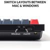 imageKeychron Q7 Wired Custom Mechanical Keyboard 70 Layout QMKVIA Programmable Macro with Hotswappable Gateron G Pro Blue Switch Double Gasket Compatible with Mac Windows Linux Black  NewHotswap Gateron G Pro Brown Switch
