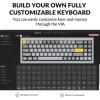 imageKeychron Q7 Wired Custom Mechanical Keyboard 70 Layout QMKVIA Programmable Macro with Hotswappable Gateron G Pro Blue Switch Double Gasket Compatible with Mac Windows Linux GreyHotswap Gateron G Pro Red Switch