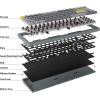 imageKeychron Q7 Wired Custom Mechanical Keyboard 70 Layout QMKVIA Programmable Macro with Hotswappable Gateron G Pro Brown Switch Double Gasket Compatible with Mac Windows Linux BlackGateron G Pro Brown Switch  Grey