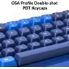 imageKeychron Q7 Wired Custom Mechanical Keyboard 70 Layout QMKVIA Programmable Macro with Hotswappable Gateron G Pro Brown Switch Double Gasket Compatible with Mac Windows Linux BlackGateron G Pro Brown Switch  Blue