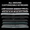 imageKeychron Q8 Wired Custom Mechanical Keyboard 65 Alice Layout QMKVIA Programmable with Hotswappable Gateron G Pro Blue Switch Double Gasket Compatible with Mac Windows Linux GreyBrown Switch