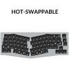 imageKeychron Q8 Wired Custom Mechanical Keyboard 65 Alice Layout QMKVIA Programmable with Hotswappable Gateron G Pro Blue Switch Double Gasket Compatible with Mac Windows Linux GreyBrown Switch