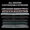 imageKeychron Q8 Wired Custom Mechanical Keyboard 65 Alice Layout QMKVIA Programmable with Hotswappable Gateron G Pro Blue Switch Double Gasket Compatible with Mac Windows Linux GreyRed Switch