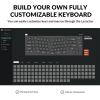 imageKeychron Q8 Wired Custom Mechanical Keyboard 65 Alice Layout QMKVIA Programmable with Hotswappable Gateron G Pro Brown Switch Double Gasket Compatible with Mac Windows Linux BlueRed Switch