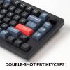 imageKeychron V1 75 Wired Mechanical Keyboard QMKVIA Programmable Hotswappable Red Switches Compatible with Mac Windows Linux  Carbon BlackHotswap Keychron K Pro Red Switch