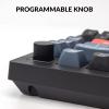 imageKeychron V1 75 Wired Mechanical Keyboard QMKVIA Programmable Hotswappable Red Switches Compatible with Mac Windows Linux  Carbon BlackHotswap Keychron K Pro Red Switch