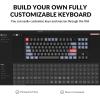 imageKeychron V3 Wired Custom Mechanical Keyboard Knob Version TKL QMKVIA Programmable with Hotswappable Keychron K Pro Brown Switch Compatible with Mac Windows Linux Carbon Black NonTransparentHotswap Keychron K Pro Brown Switch