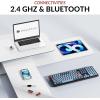 imageKeychron V6 Max Wireless Custom Mechanical Keyboard 24 GHz Bluetooth QMK FullSize Layout RGB with Hotswappable Gateron Brown Switch Compatible with Mac Windows LinuxHotswap Keychron K Pro Silent Red Switch