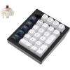 imageKeychron Q0 Max Wireless Custom Mechanical Numpad 24 GHzBluetooth 51Wired QMK Number Pad RGB HotSwappable with Gateron Banana Switch for Laptop Mac Windows Linux  WhiteGateron Jupiter Brown SwitchBlack