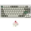 imageKeychron Q1 Max RGB QMKVIA Custom Mechanical Keyboard Full Metal Programmable Knob 24 GHzBluetoothWired Keyboard with HotSwappable Gateron Jupiter Red Switch for Mac Windows Linux  WhiteRed Switch