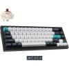 imageKeychron Q2 Max Wireless Custom Mechanical Gaming Keyboard QMKVIA Programmable Knob 24 GHzBluetooth 51Wired 65 Compact RGB HotSwap with Gateron Banana Switch for Mac Windows Linux  BlackGateron Jupiter Brown SwitchBlack