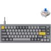 imageKeychron Q2 Wired Custom Mechanical Keyboard Knob Version 65 Layout QMKVIA Programmable Macro with Hotswappable Gateron G Pro Brown Switch Double Gasket Compatible with Mac Windows Linux GreyHotswap Gateron G Pro Blue Switch