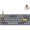 imageKeychron Q2 Wired Custom Mechanical Keyboard Knob Version 65 Layout QMKVIA Programmable Macro with Hotswappable Gateron G Pro Brown Switch Double Gasket Compatible with Mac Windows Linux GreyHotswap Gateron G Pro Brown Switch