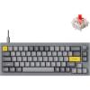 imageKeychron Q2 Wired Custom Mechanical Keyboard Knob Version 65 Layout QMKVIA Programmable Macro with Hotswappable Gateron G Pro Brown Switch Double Gasket Compatible with Mac Windows Linux GreyHotswap Gateron G Pro Red Switch