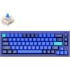 imageKeychron Q2 Wired Custom Mechanical Keyboard Knob Version 65 Layout QMKVIA Programmable Macro with Hotswappable Gateron G Pro Red Switch Double Gasket Compatible with Mac Windows Linux BlueHotswap Gateron G Pro Blue Switch