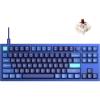 imageKeychron Q3 RGB Tenkeyless Layout 87Key QMKVIA Programmable Macro Hotswappable Wired Custom Mechanical Keyboard with Gateron G Pro Red Switch Double Gasket Compatible with Mac Windows LinuxBlueHotswap RGB Gateron G Pro Brown Switch