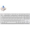 imageKeychron Q3 RGB Tenkeyless Layout 87Key QMKVIA Programmable Macro Hotswappable Wired Custom Mechanical Keyboard with Gateron G Pro Red Switch Double Gasket Compatible with Mac Windows LinuxBlueWhiteBlue Switch