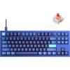 imageKeychron Q3 RGB Tenkeyless Layout 87Key QMKVIA Programmable Macro Hotswappable Wired Custom Mechanical Keyboard with Gateron G Pro Red Switch Double Gasket Compatible with Mac Windows LinuxBlueHotswap RGB Gateron G Pro Red Switch