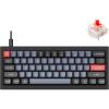 imageKeychron Q4 Wired Custom Mechanical Keyboard 60 Layout QMKVIA Programmable Macro with Hotswappable Gateron G Pro Blue Switch Double Gasket Compatible with Mac Windows Linux BlackHotswap Gateron G Pro Red Switch