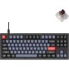 imageKeychron V3 Wired Custom Mechanical Keyboard TKL Tenkeyless QMKVIA Programmable Macro with Hotswappable Keychron K Pro Brown Switch Compatible with Mac Windows Linux Frosted BlackTranslucentHotswap Keychron K Pro Brown Switch