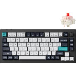 imageKeychron Q1 Max RGB QMKVIA Custom Mechanical Keyboard HotSwappable Full Metal Programmable Knob with Gateron Jupiter Brown Switch 24 GHzBluetoothWired Gaming Keyboard for Mac Windows LinuxRed Switch
