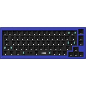 imageKeychron Q2 Custom Mechanical Keyboard Full Aluminum Wired Barebone Version QMKVIA Programmable Macro Compatible with Mac Windows Linux HotSwappable 65 Layout DoubleGasket DIY Kit  BlueBlue