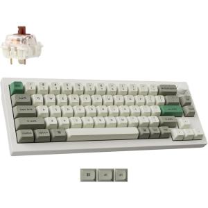 imageKeychron Q2 Max Wireless Custom Mechanical Gaming Keyboard QMKVIA Programmable Knob 24 GHzBluetooth 51Wired 65 Compact RGB HotSwap with Gateron Banana Switch for Mac Windows Linux  BlackGateron Jupiter Brown SwitchWhite