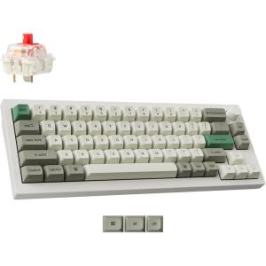 imageKeychron Q2 Max Wireless Custom Mechanical Gaming Keyboard QMKVIA Programmable Knob 24 GHzBluetooth 51Wired 65 Compact RGB HotSwap with Gateron Banana Switch for Mac Windows Linux  BlackGateron Jupiter Red SwitchWhite