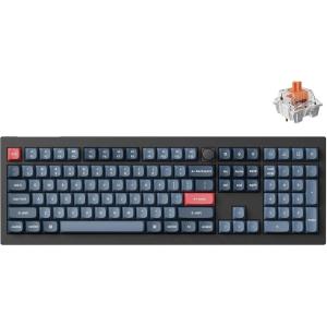 imageKeychron V6 Max Wireless Custom Mechanical Keyboard 24 GHz Bluetooth QMK FullSize Layout RGB with Hotswappable Gateron Brown Switch Compatible with Mac Windows LinuxHotswap Keychron K Pro Silent Red Switch
