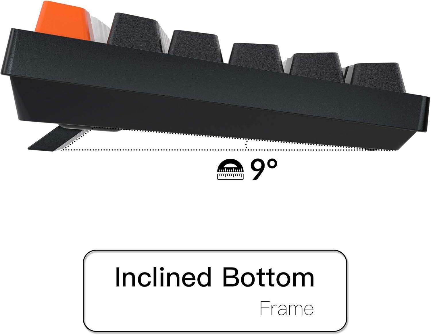 imageKeychron C2 Full Size 104 Keys USB TypeC Wired Mechanical Gaming Keyboard for Mac Layout Gateron G Pro Brown SwitchRGB BacklightDoubleShot ABS keycaps Computer Keyboard for Windows Laptop PCGateron G Pro Brown Switch