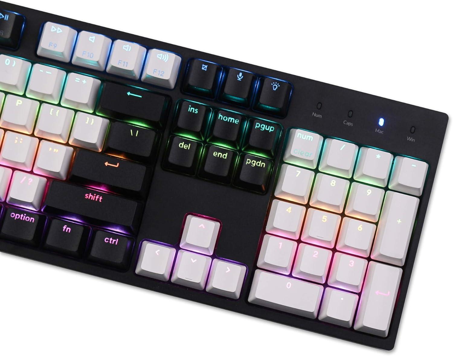 imageKeychron C2 Full Size 104 Keys USB TypeC Wired Mechanical Gaming Keyboard for Mac Layout Gateron G Pro Brown SwitchRGB BacklightDoubleShot ABS keycaps Computer Keyboard for Windows Laptop PCGateron G Pro Brown Switch