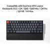 imageErgonomic Silicone Wrist Rest for Keychron K12  Q4  Q60  Q60 Max  Q4 Pro  Q4 HE  V4  V4 Max 1204quot Honeycomb NonSlip Palm Rest 60 Compact Mechanical Keyboard Support with Typing Pain Relief