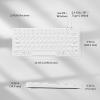 imageKeychron B3 Pro 75 UltraSlim Wireless Mechanical Keyboard 24GHz Bluetooth 52 ampamp Wired Connection Lightweight LowProfile Design MultiDevice Connect for WindowsMacTabletPhone  WhiteWhite