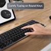 imageKeychron B4 Pro UltraSlim Wireless Keyboard 96 Bluetooth24 GHzWired Connection Keyboard with Numeric Keypad Launcher Compatible with Mac Windows Linux  Ivory WhiteSpace Gray