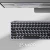 imageKeychron B5 Pro UltraSlim 24 GHz Bluetooth Keyboard Wireless 100 FullSize 548g Lightweight Launcher Support with 300 Hours Battery Life Compatible for Mac Windows Linux  Space GraySpace Gray